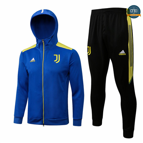 Cfb3 Camiseta Chaqueta Chandal Juventus Equipación Sombrero Azul 2022/2023