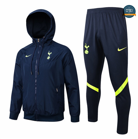 Cfb3 Camiseta Chaqueta Rompevientos Tottenham Hotspur Equipación Azul marino 2022/2023