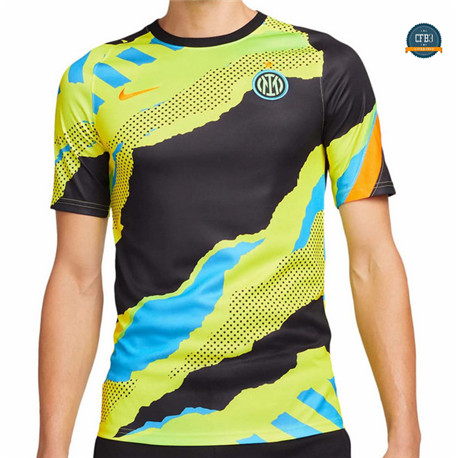 Cfb3 Camiseta Inter Milan Pré-Match Negro 2022/2023