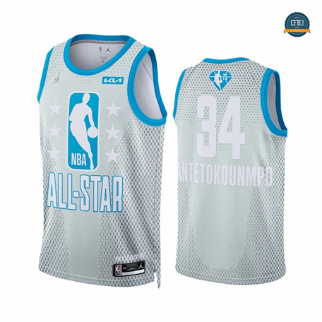 Cfb3 Camiseta Giannis Antetokounmpo - 2022 All-Star Gris