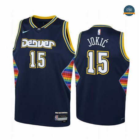 Cfb3 Camiseta Nikola Jokic, Denver Nuggets 2021/22 - Edición de la ciudad