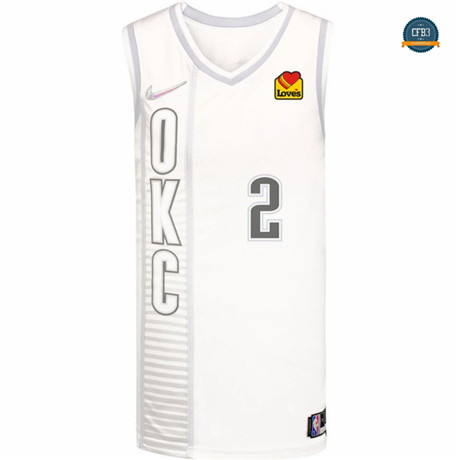 Cfb3 Camiseta Shai Gilgeous-Alexander, Oklahoma City Thunder 2021/22 - Edición de la ciudad