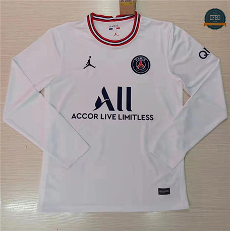 Cfb3 Camiseta PSG Jordan 4ª Equipación Manche Longue 2021/2022