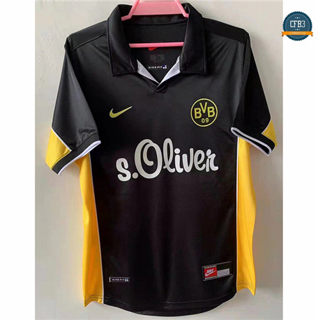 Cfb3 Camiseta Retro 1998 Borussia Dortmund 2ª Equipación