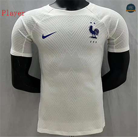 Cfb3 Camiseta Player Version Entrenamiento Francia Equipación Blanco 2022/2023