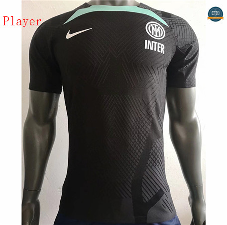 Cfb3 Camiseta Player Version Inter Milan Equipación Entrenamiento Negro 2022/2023