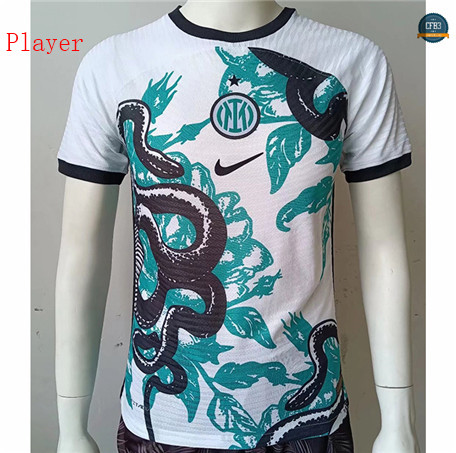 Cfb3 Camiseta Player Version Inter Milan Equipación Verde/Blanco 2022/2023