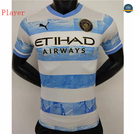 Cfb3 Camiseta Player Version Manchester City Equipación Edición Conmemorativa 2022/2023