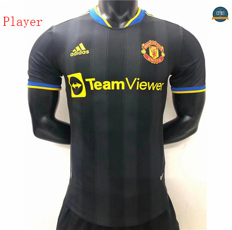 Cfb3 Camiseta Player Version Manchester United Equipación Negro 2022/2023