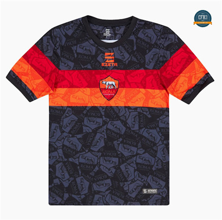 cfb3 camisetas AS Roma 2ª Equipación Azul 2022/2023