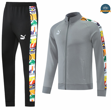 cfb3 camisetas Chaqueta Chandal PUMA Equipación Gris 2022/2023
