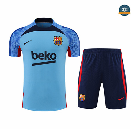 cfb3 camisetas Entrenamiento Barcelona + Cortos Equipación 2022/2023 cfb3 044