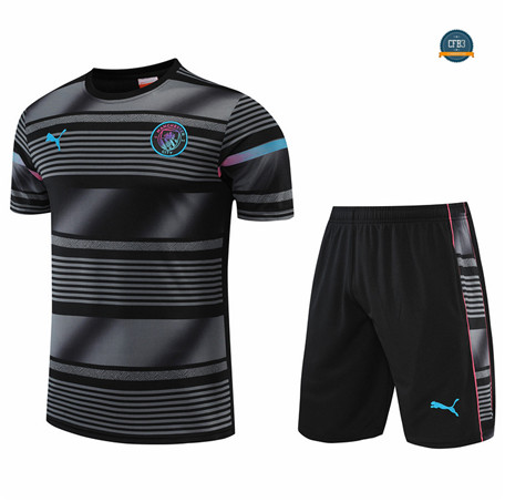 cfb3 camisetas Entrenamiento Manchester City + Cortos Equipación 2022/2023 cfb3 102