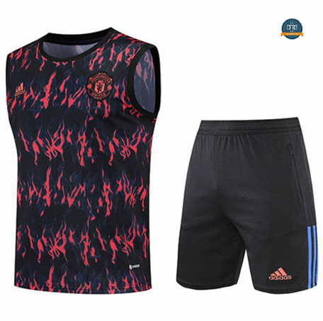 cfb3 camisetas Entrenamiento Manchester United Debardeur + Cortos Equipación 2022/2023 cfb3 110