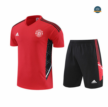 cfb3 camisetas Entrenamiento Manchester United + Cortos Equipación 2022/2023 cfb3 111