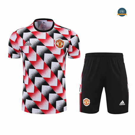 cfb3 camisetas Entrenamiento Manchester United + Cortos Equipación 2022/2023 cfb3 113