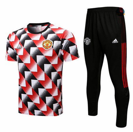 cfb3 camisetas Entrenamiento Manchester United + Pantalones Equipación 2022/2023 cfb3 115