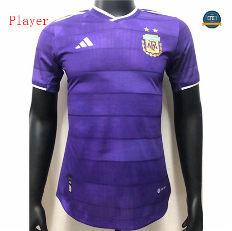 cfb3 camisetas Player Version Argentina Equipación Violet 2022/2023