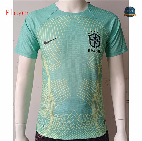 cfb3 camisetas Player Version Brasil Equipación Verde 2022/2023