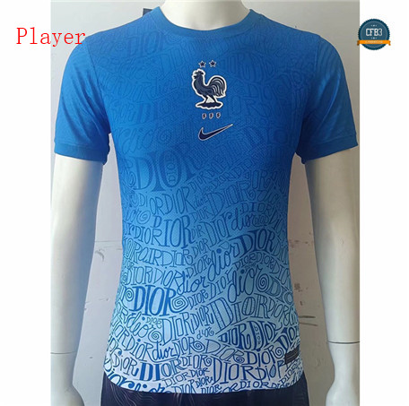 cfb3 camisetas Player Version 2022/2023 Francia Equipación Azul
