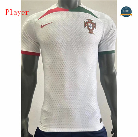 cfb3 camisetas Player Version Portugal Equipación Entrenamiento Blanco 2022/2023