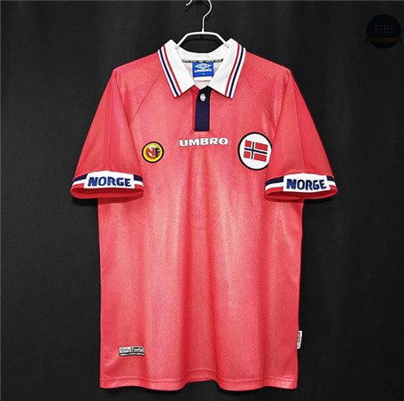 cfb3 camisetas Retro 1998-99 Noruega 1ª Equipación