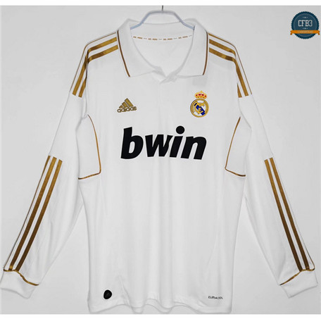 cfb3 camisetas Retro 2011-12 Real Madrid Manga larga