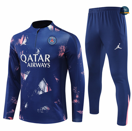 Diseño Chándal Fútbol Paris Saint Germain Niño Equipación 2024/2025 Azul marino