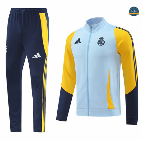 Buscar Chaqueta Chándal Fútbol Real Madrid Equipación 2024/2025 azul claro