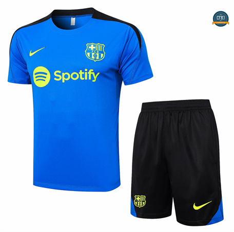 Outlet Camiseta Entrenamiento futbol Barcelona + Pantalón 2024/2025 Azul