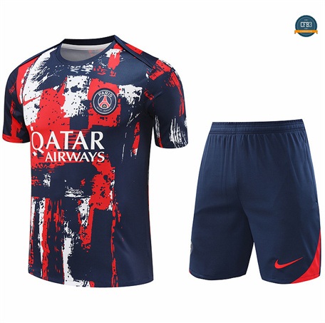 Crear Camiseta Entrenamiento futbol Paris Saint Germain + Pantalón 2024/2025 Azul
