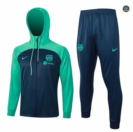 Diseñar Chaqueta Chándal Fútbol Barcelona Equipación Sombrero azul real 2024/2025
