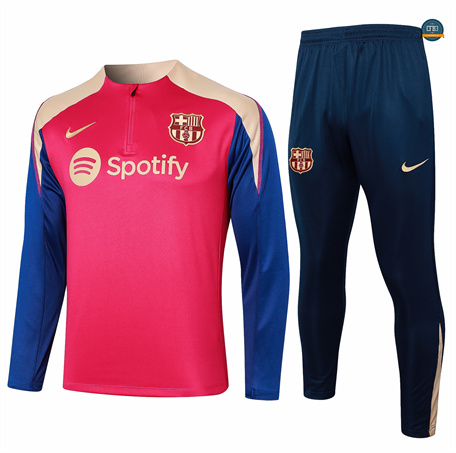 Crear Chándal Fútbol Barcelona Equipación rojo 2024/2025