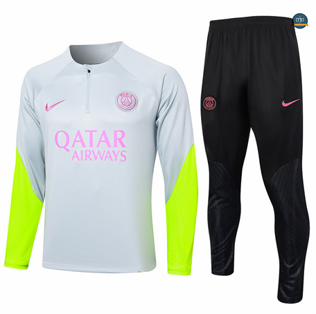 Crear Chándal Fútbol Paris Paris Saint Germain Equipación gris claro 2024/2025
