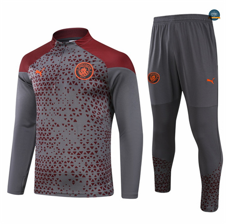 Diseñar Chándal Fútbol Manchester City Equipación gris 2024/2025