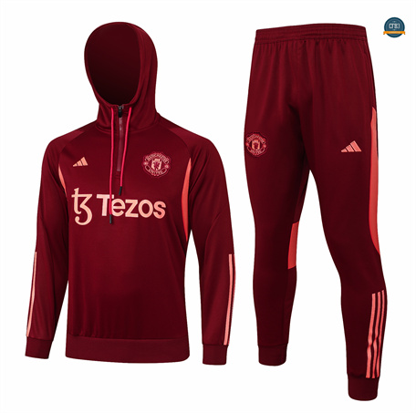 Comprar Chándal Fútbol Manchester United Equipación Sombrero rojo granate 2024/2025