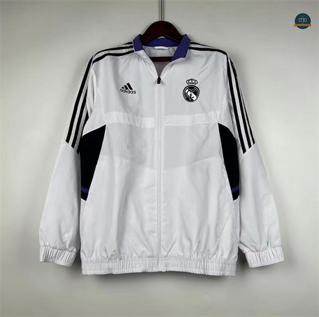Diseñar Rompevientos Real Madrid Equipación Blanco 2024/2025