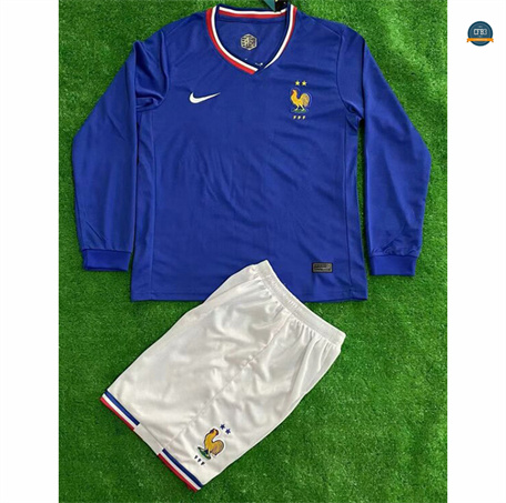 Comprar Camiseta futbol Francia Niño 1ª Equipación Manga Larga 2024/2025