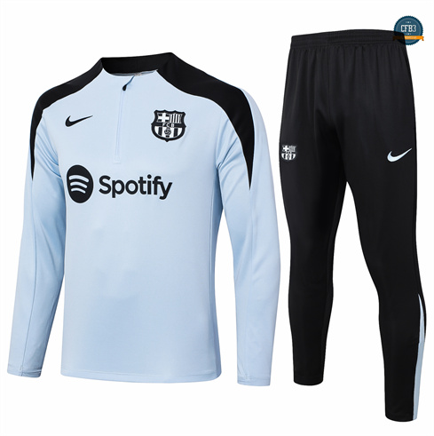 Diseño Chándal Fútbol Barcelona Equipación azul claro 2024/2025