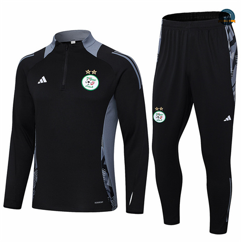 Hacer Chándal Fútbol Argelia Niño Equipación negro 2024/2025