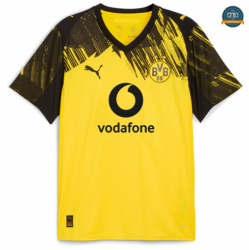 Crear Camiseta futbol Borussia Dortmund 1ª Equipación Amarillo 2025/2026