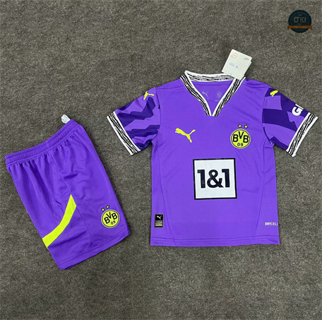 Venta Camiseta futbol Borussia Dortmund Niño Equipación Púrpura 2025/2026