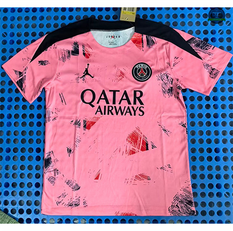 Tienda Camiseta futbol Paris Saint Germain Equipación Training Rosa 2024/2025/2026