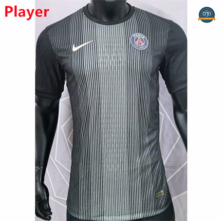 Crea Camiseta futbol Paris Saint Germain Player Equipación Portero Negro 2025/2026
