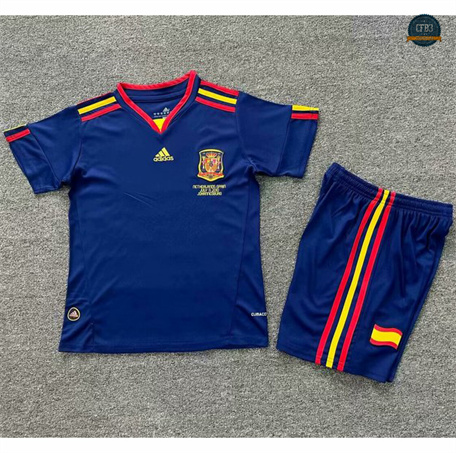 Crea Camiseta futbol Retro 2010 Espana Niño 2ª Equipación