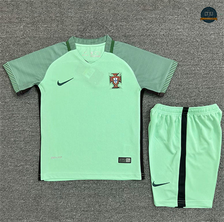 Tienda Camiseta futbol Retro 2016 Portugal Niño 2ª Equipación