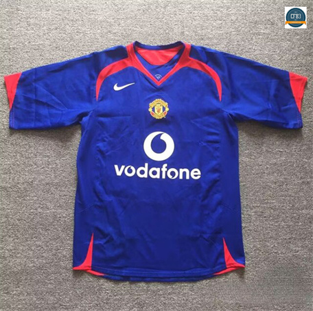 Cfb3 Camiseta futbol Retro 2005-06 Manchester United 2ª Equipación