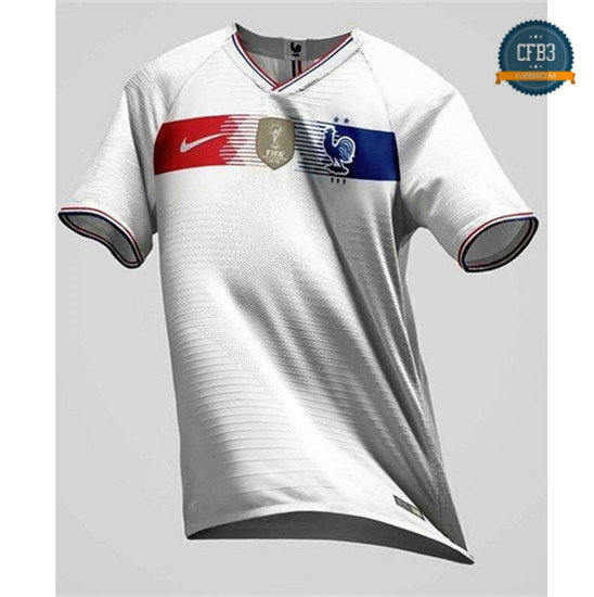 Camiseta Francia Equipación classic Blanco