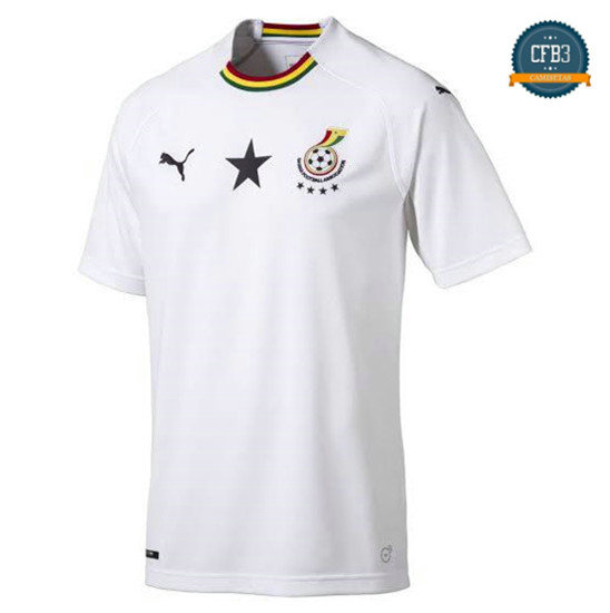 Camiseta Ghana Equipación Blanco 2019/2020
