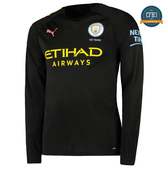 Camiseta Manchester City 2ª Equipación Manga Larga 2019/2020